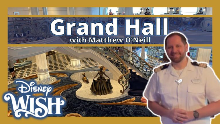 Disney With Grand Hall with Assistant Cruise Director Matthew O'Neill