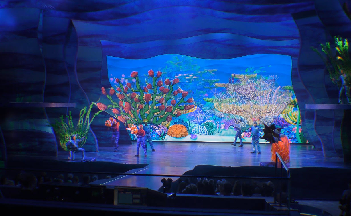 Finding Nemo The Big Blue and Beyond | Walt Disney World | Animal Kingdom | Finding Nemo Live | 2022