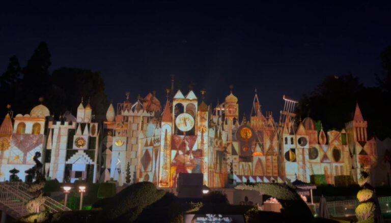 We Don't Talk About Bruno | It's a Small World Projections | Disneyland | Disney Parks