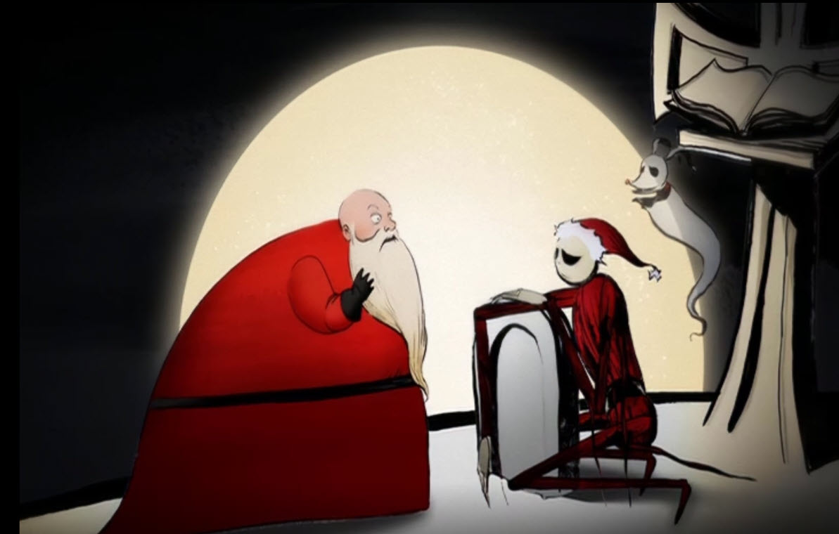 The Nightmare Before Christmas Original Pome | Tim Burton Intro | Christopher Lee Narrator