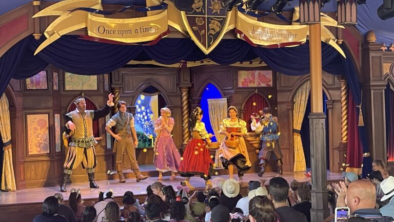 Disneyland Royal Theater: Tangled | Storytelling at Royal Theater | Disneyland in 2022