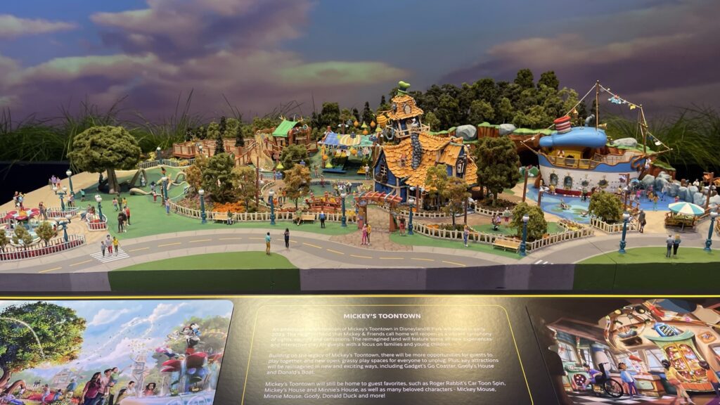 D23 Expo 2022 | Wonderful World of Dreams Disney Parks and Resorts Pavilion Disneyland ToonTown | New ToonTown 2022