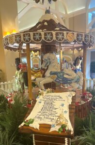 Disney Beach Club Resort Gingerbread Carousal 2022