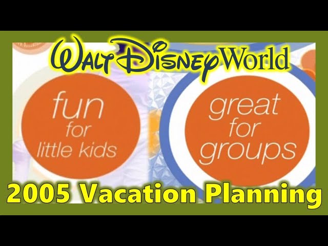 2005 Walt Disney World Vacation Planning DVD | Fun for Little Kids | Great for Groups