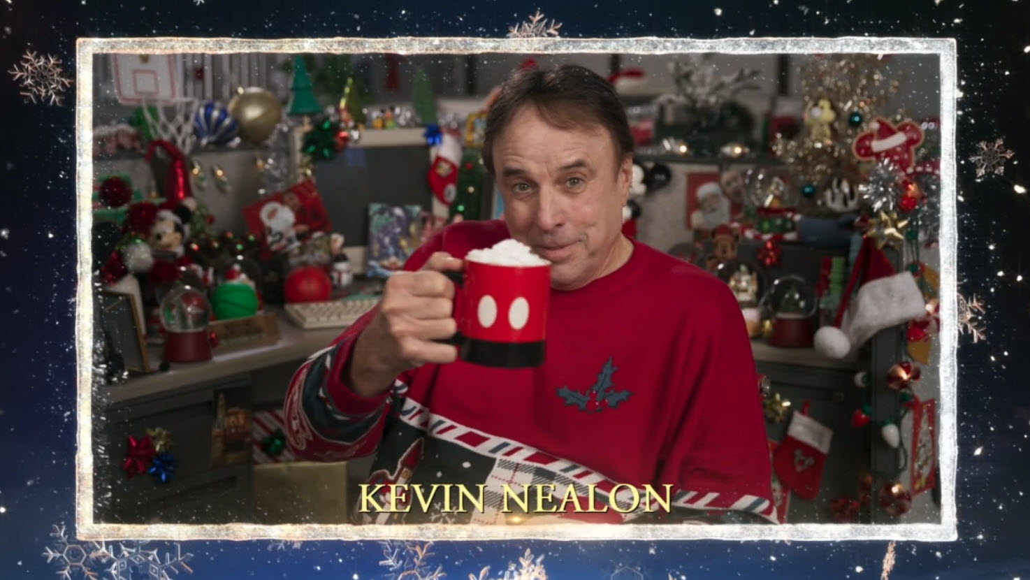 2021 Disney Parks Magical Christmas Day Parade Comedian Kevin Nealon plays the role of KEVIN WINTERBEAN,