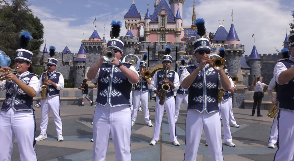 Disneyland Band at Sleeping Beauty Castle