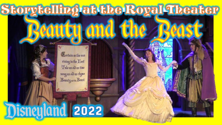 Disneyland Royal Theater: Beauty and the Beast | Storytelling at Royal Theater | 2022
