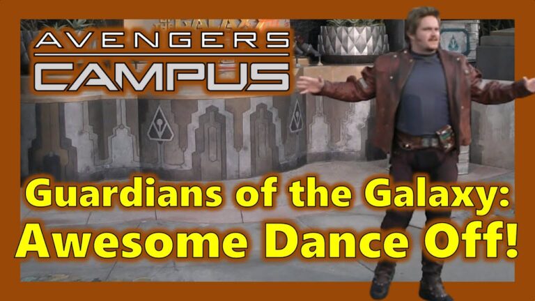 Guardians of the Galaxy: Awesome Dance Off! | Disney California Adventure | Avengers Campus