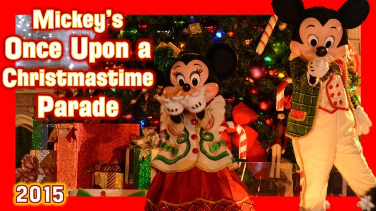 Once Upon a Christmastime Parade | Walt Disney World Christmas Parade | Mickey Christmas Parade