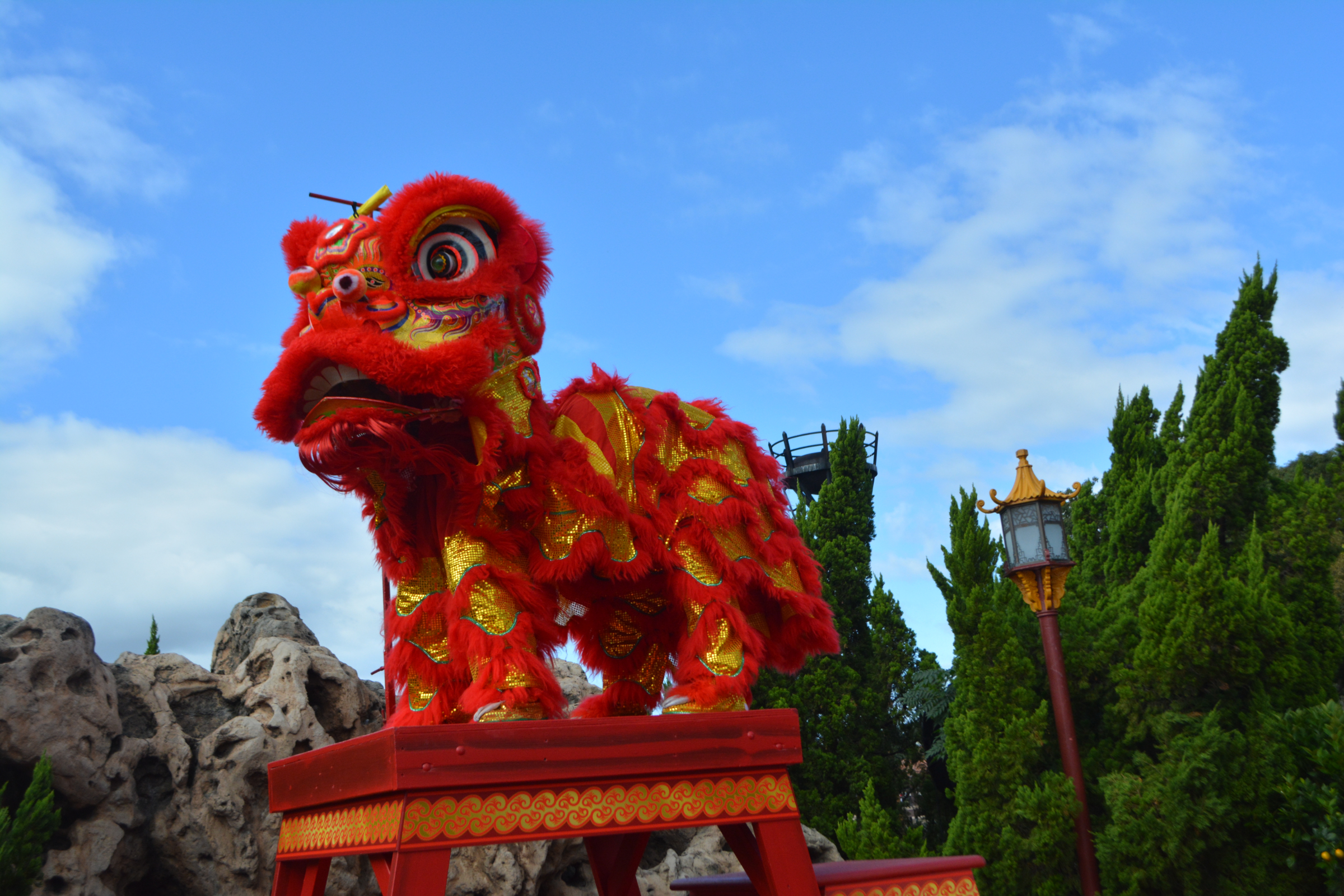 China Lion Dance | Epcot Holidays Around the World | 2015 | World Showcase | Christmas