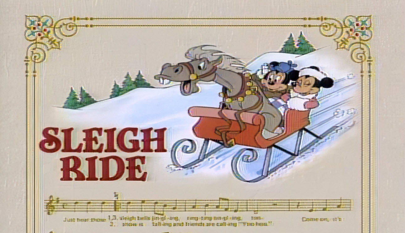 Disney Sing Along Song | Sleigh Ride | Mickey Mouse | Christmas