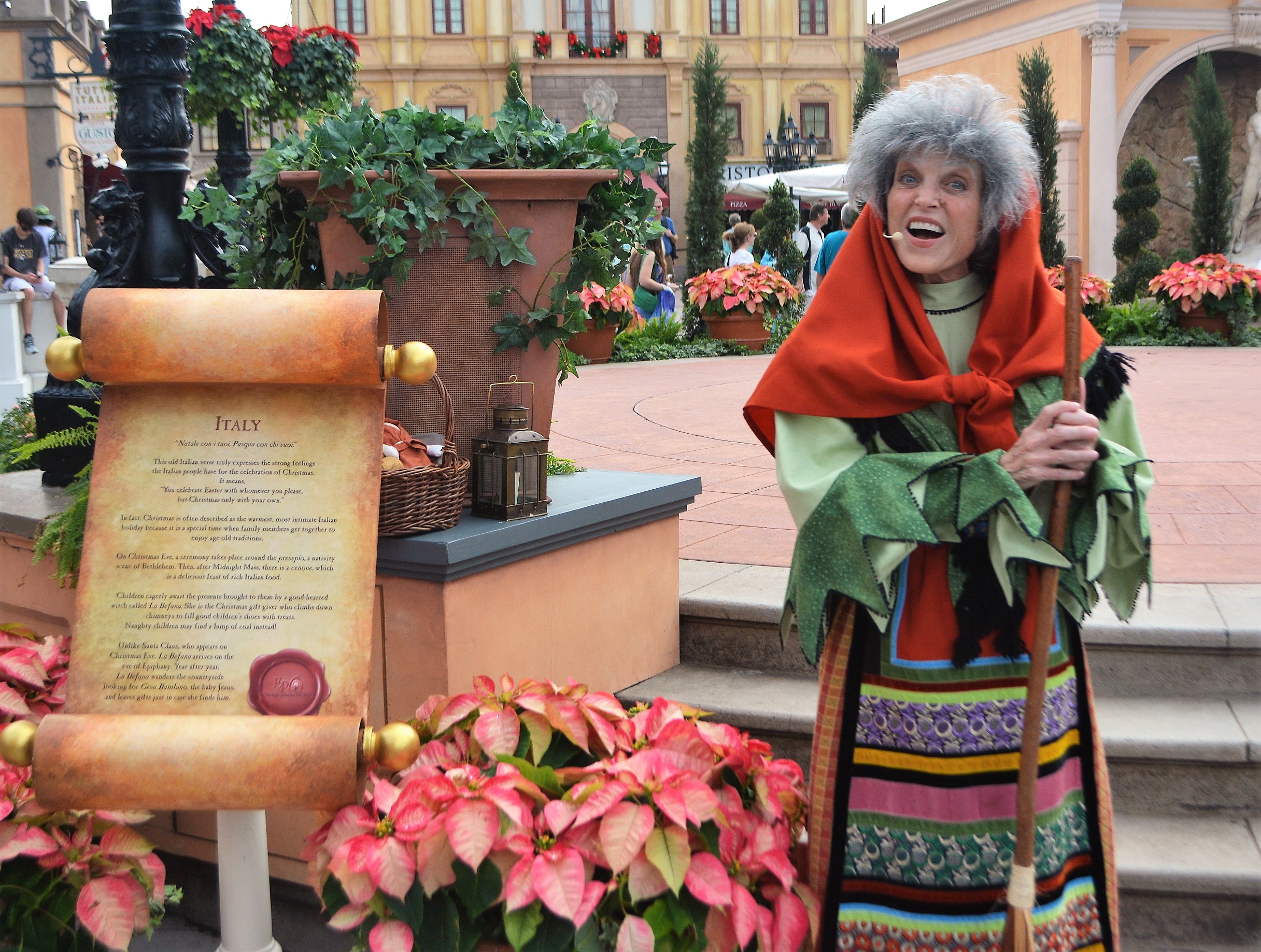 Epcot Holidays Around the World | Italy | La Befana and the Story of Epiphany Eve Walt Disney World