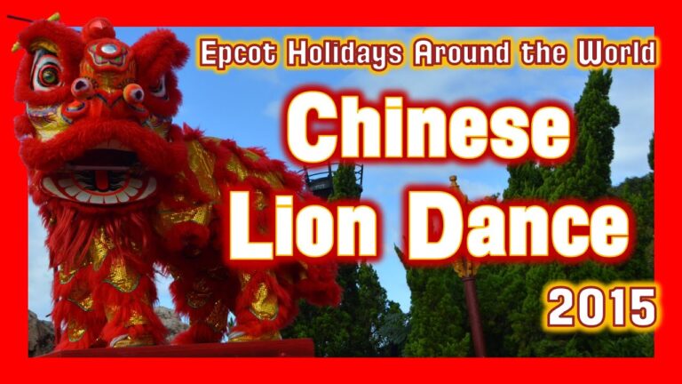 China Lion Dance | Epcot Holidays Around the World | 2015 | World Showcase | Christmas