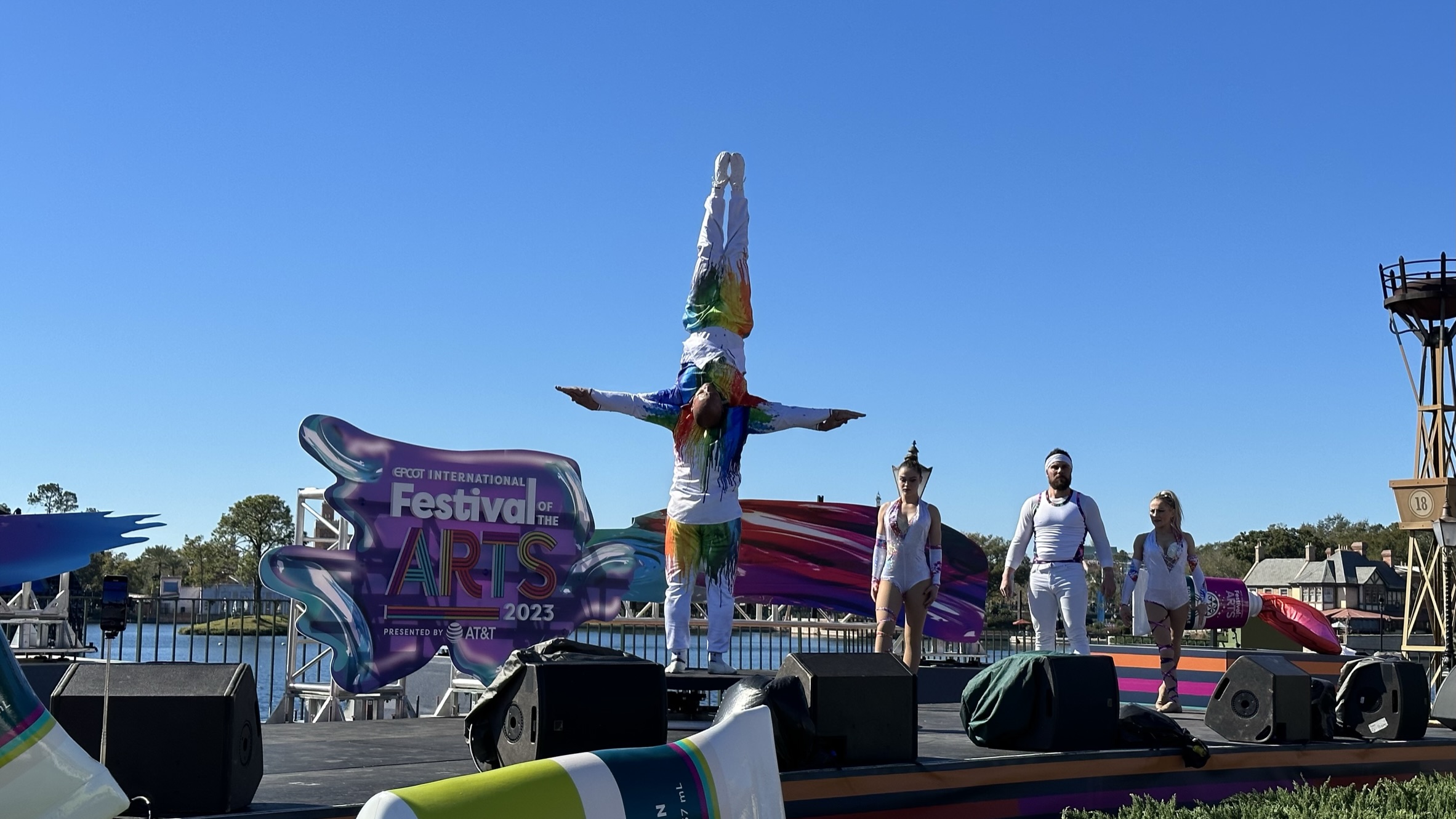 Epcot Festival of the Arts 2023: Art Defying Gravity Performance Art