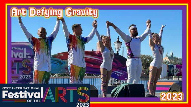 Art Defying Gravity | Epcot Festival of the Arts 2023 | Walt Disney World