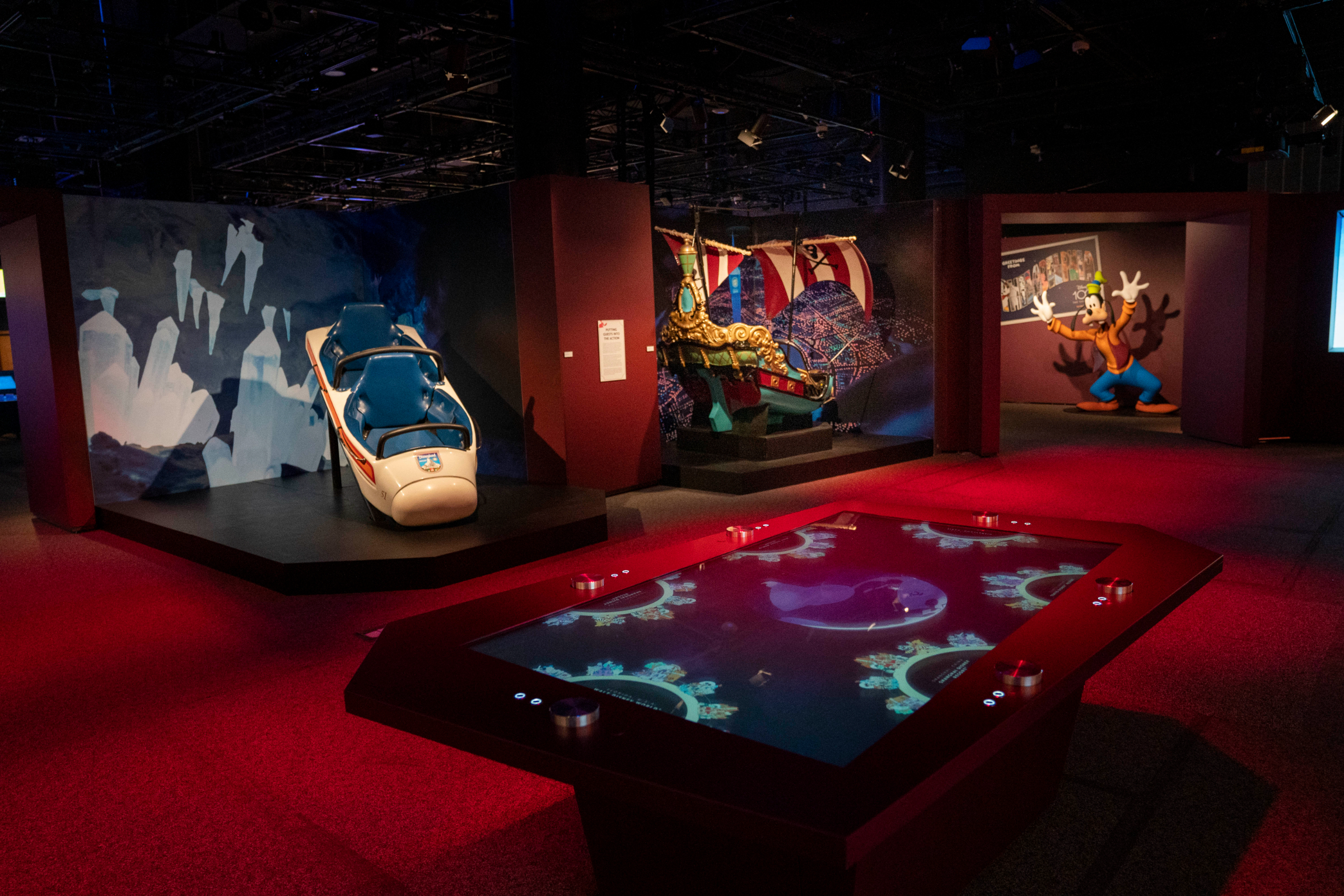 Your Disney World: A Day in the Parks gallery at Disney100: The Exhibition, now open at The Franklin Institute in Philadelphia. ©Disney