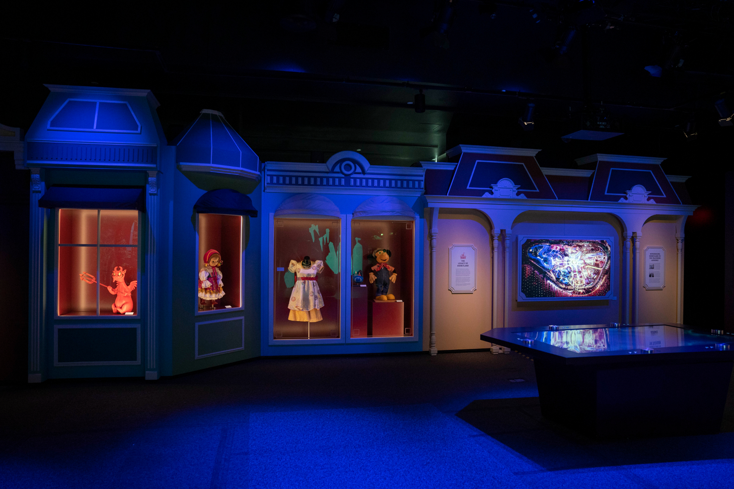 Your Disney World: A Day in the Parks gallery at Disney100: The Exhibition, now open at The Franklin Institute in Philadelphia. ©Disney