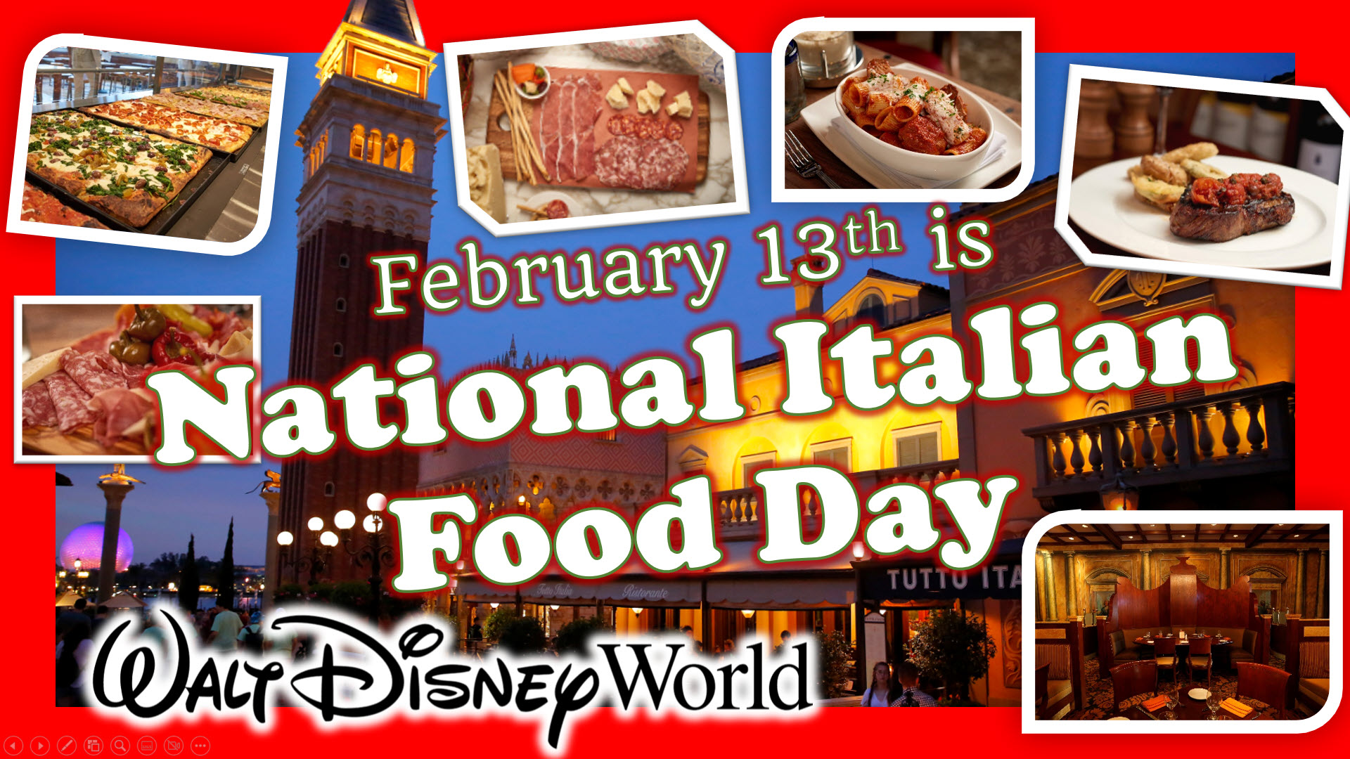 National Italian Food Day at Walt Disney World