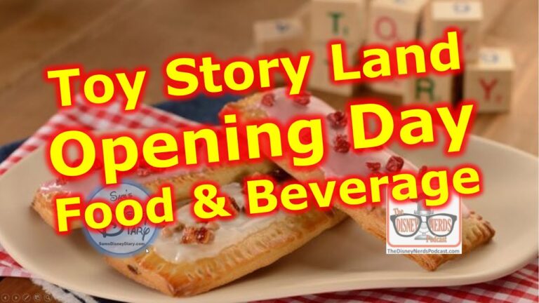 Toy Story Land Opening Day Food and Beverage