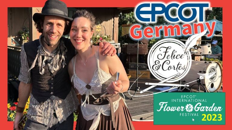 Felice & Cortes | Epcot Germany | World Showcase | Epcot Flower and Garden Festival 2023