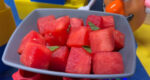 Toy Story Land Roundup Rodeo BBQ - Weezy's Watermelon Salad (with Fresh-torn Mint)