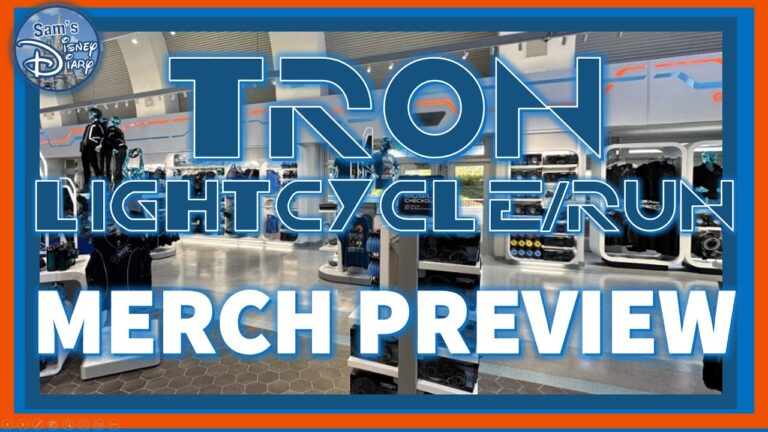 Tron Lightcycle / Run | Merchandise Preview | Walt Disney World | Tomorrowland 2023