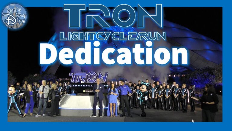 Tron Lightcycle / Run Dedication Ceremony | March 14, 2023 | Walt Disney World Tomorrowland