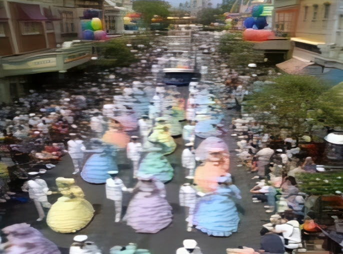 1994 Walt Disney World Happy Easter Parade Main Street USA