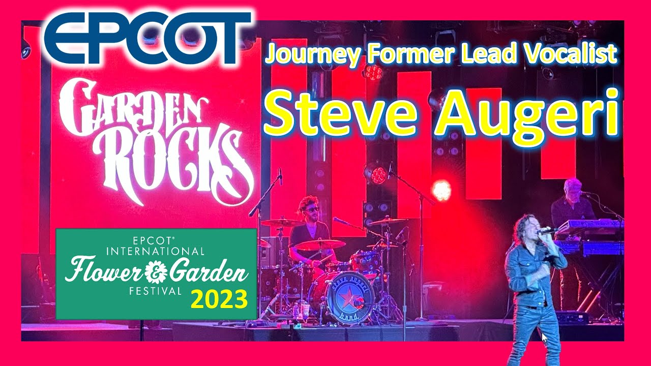 Steve Augeri | Former Lead Vocalist of Journey | Epcot Garden Rocks | 2023 | Walt Disney World