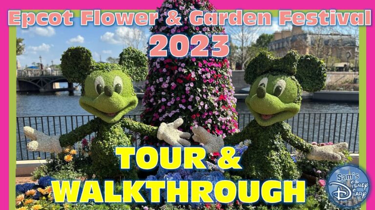🔴Live: Epcot Flower and Garden Festival 2023 | Epcot Tour | Epcot Walkthrough | What's New for 2023