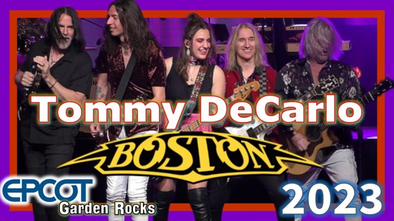 Epcot Garden Rocks | Tommy DeCarlo Boston | 2023 | Boston Live | Boston Lead Singer