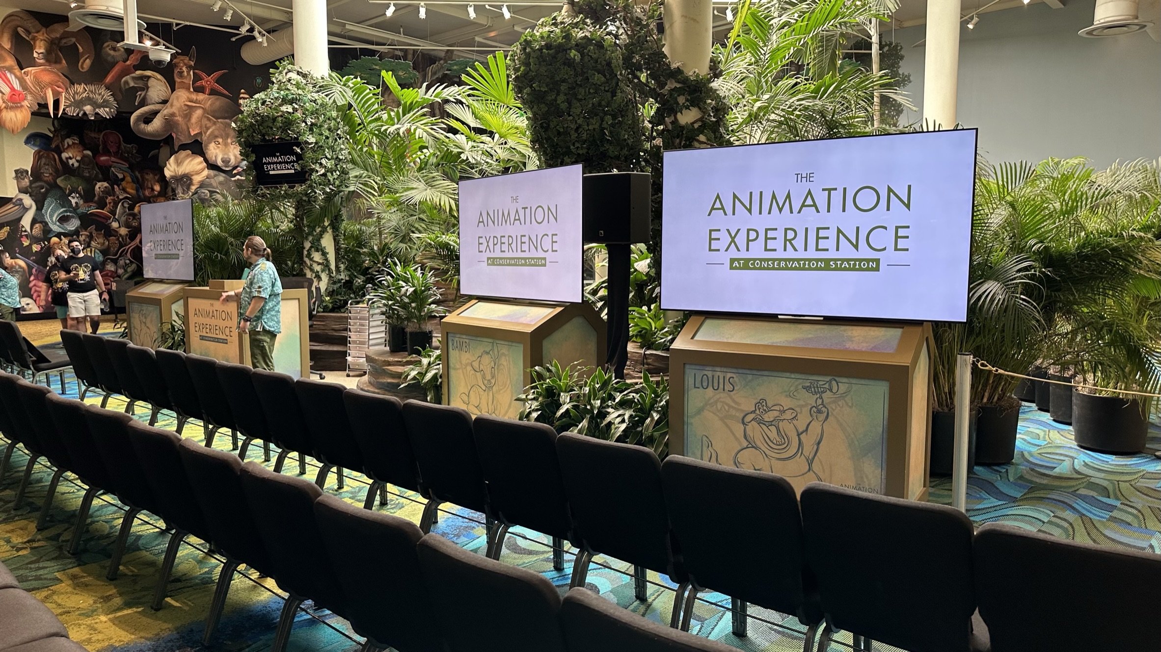 Learning to draw Bambi: The Disney Animation Experience at WDW Animal Kingdom Conservation Station