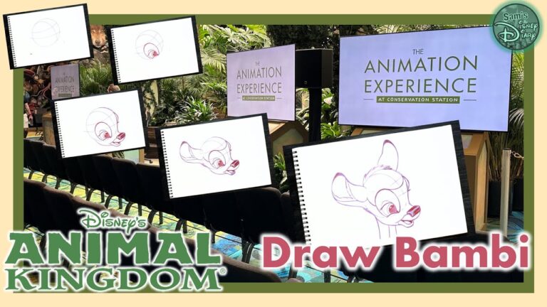 Learning to Draw Bambi: The Disney Animation Experience at WDW Animal Kingdom Conservation Station