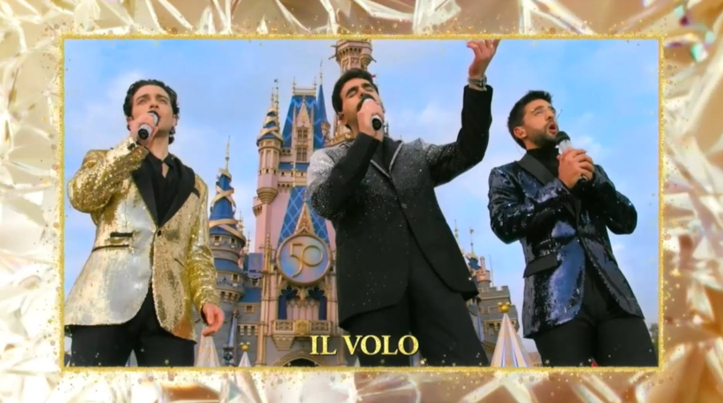 2022 Walt Disney World Christmas Day Parade - Il Volo – “Happy Christmas (War is Over)”