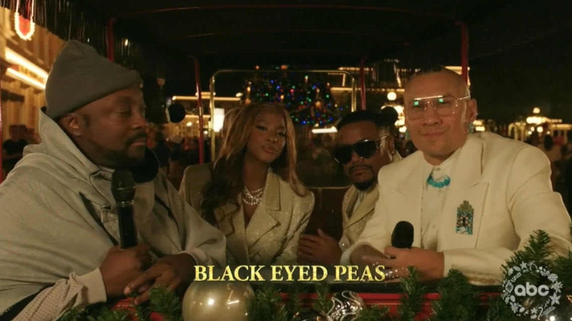 2022 Wonderful World of Disney Magical Holiday Celebration - Black Eye Peas