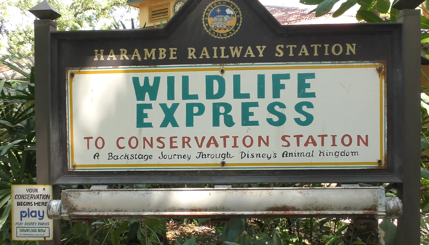 Wildlife Express to Conservation Station, Rafiki's Planet Watch at Walt Disney World Animal Kingdom