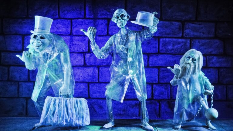 New Haunted Mansion Wallpapers Featuring Hitchhiking Ghosts and Madame Leota