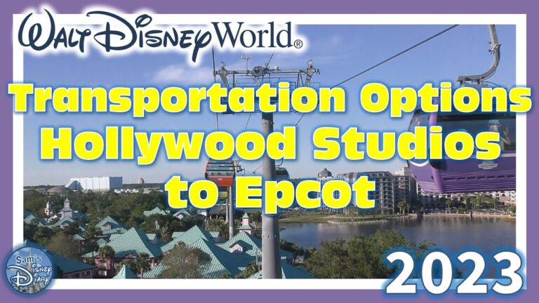 Discover the BEST Way to Get from Hollywood Studios to Epcot! Skyliner or Friendship Boat or Walk?