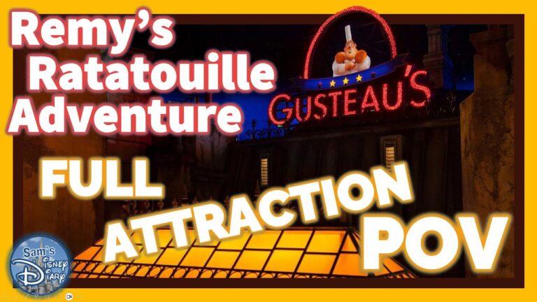 emy's Ratatouille Adventure | Walt Disney World | Full Attraction POV