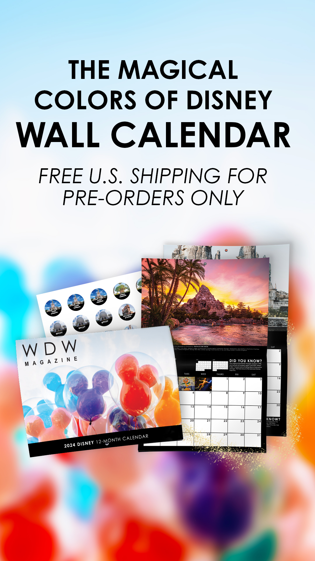 WDW Magazine 2024 Wall Calendar (Pre-Sale)