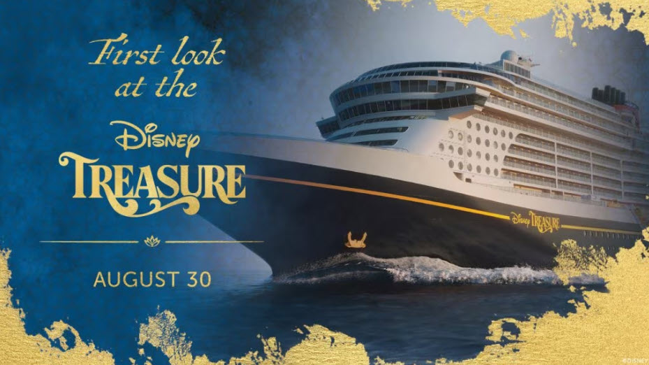Disney Cruise Line to Reveal All-New Disney Treasure on Aug. 30