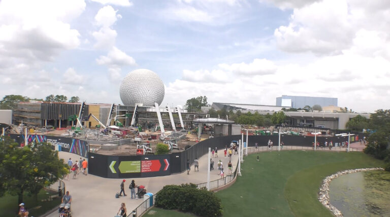 Exclusive Monorail View: Epcot's Transformation Update August 2023 | Journey of Water | Epcot Construction Update