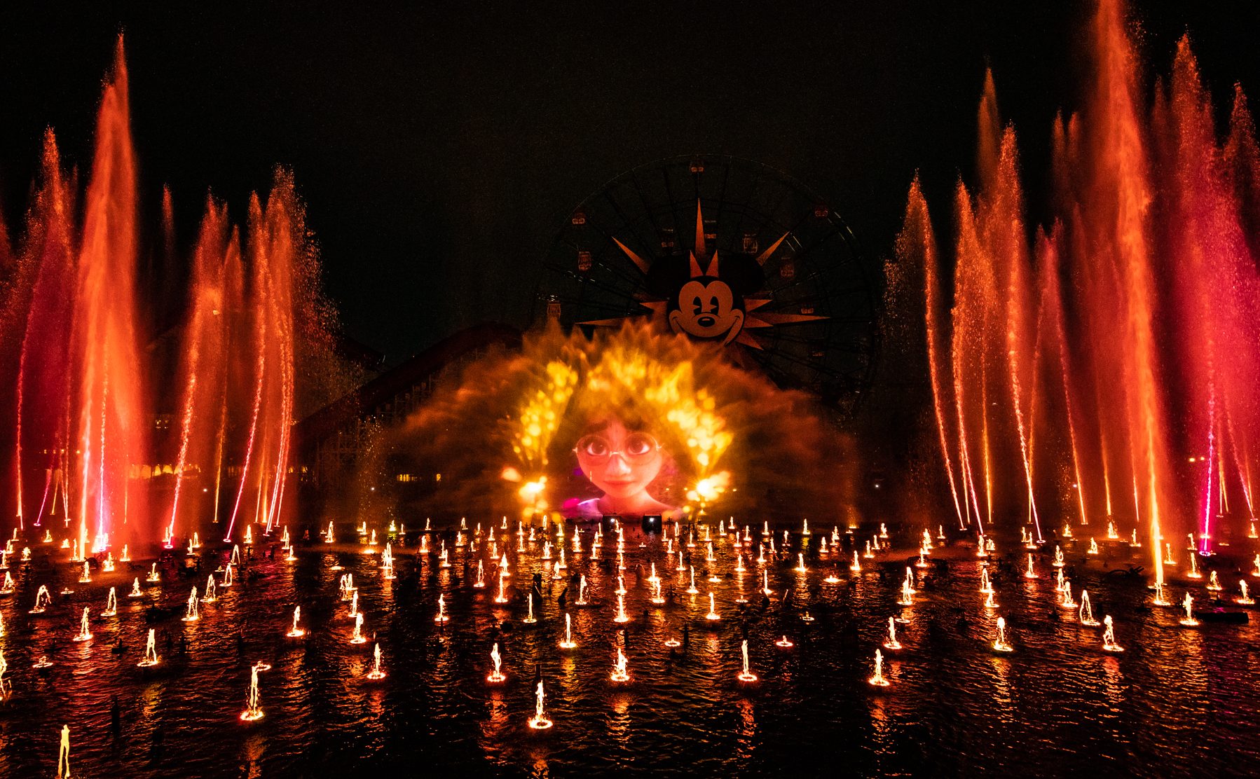 Experience the Magic: World of Color One at Disney California Adventure part of Disney100