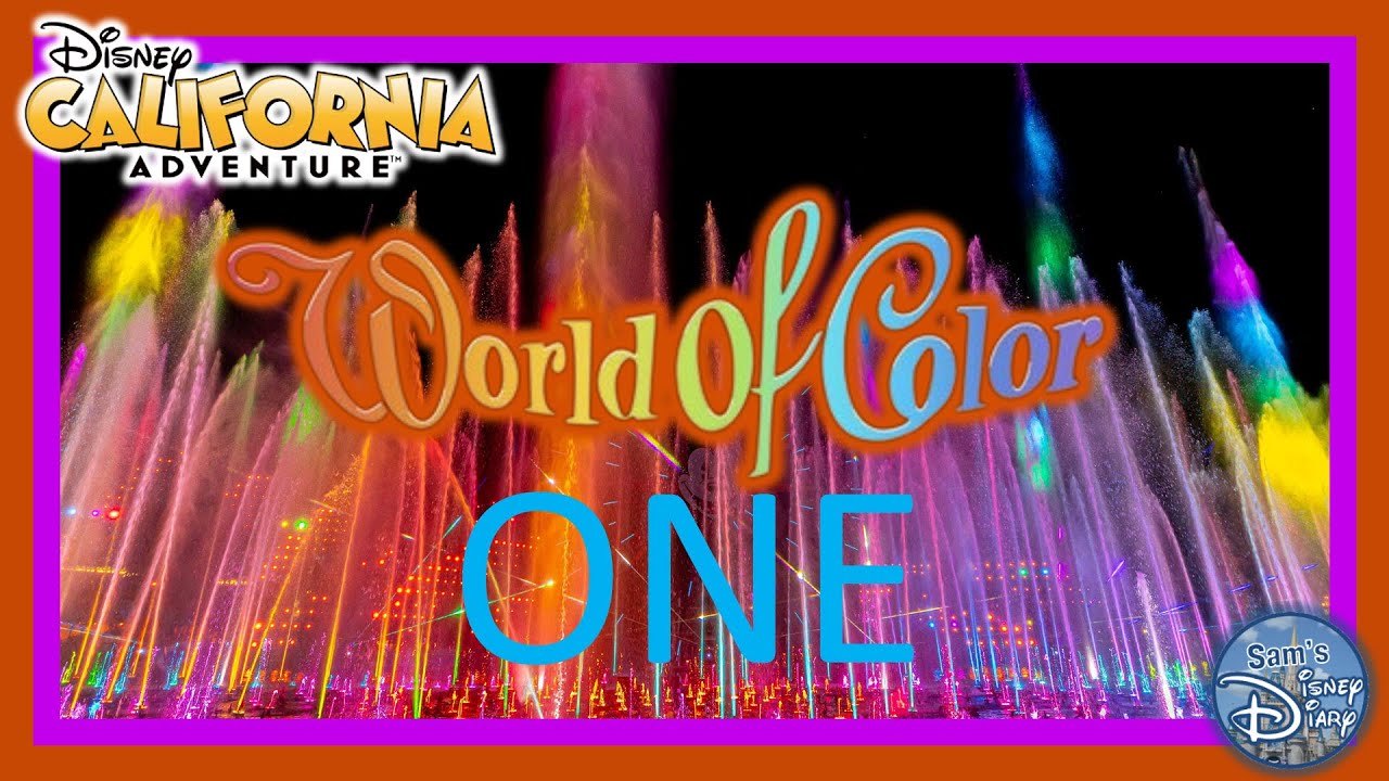 Experience the Magic: World of Color One at Disney California Adventure part of Disney100