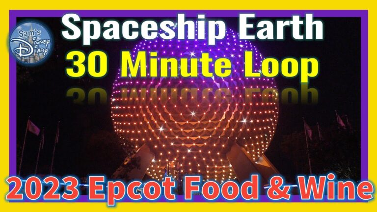 Spaceship Earth Kiss Goodnight | 2023 Epcot Food and Wine Festival Day 1 Loop