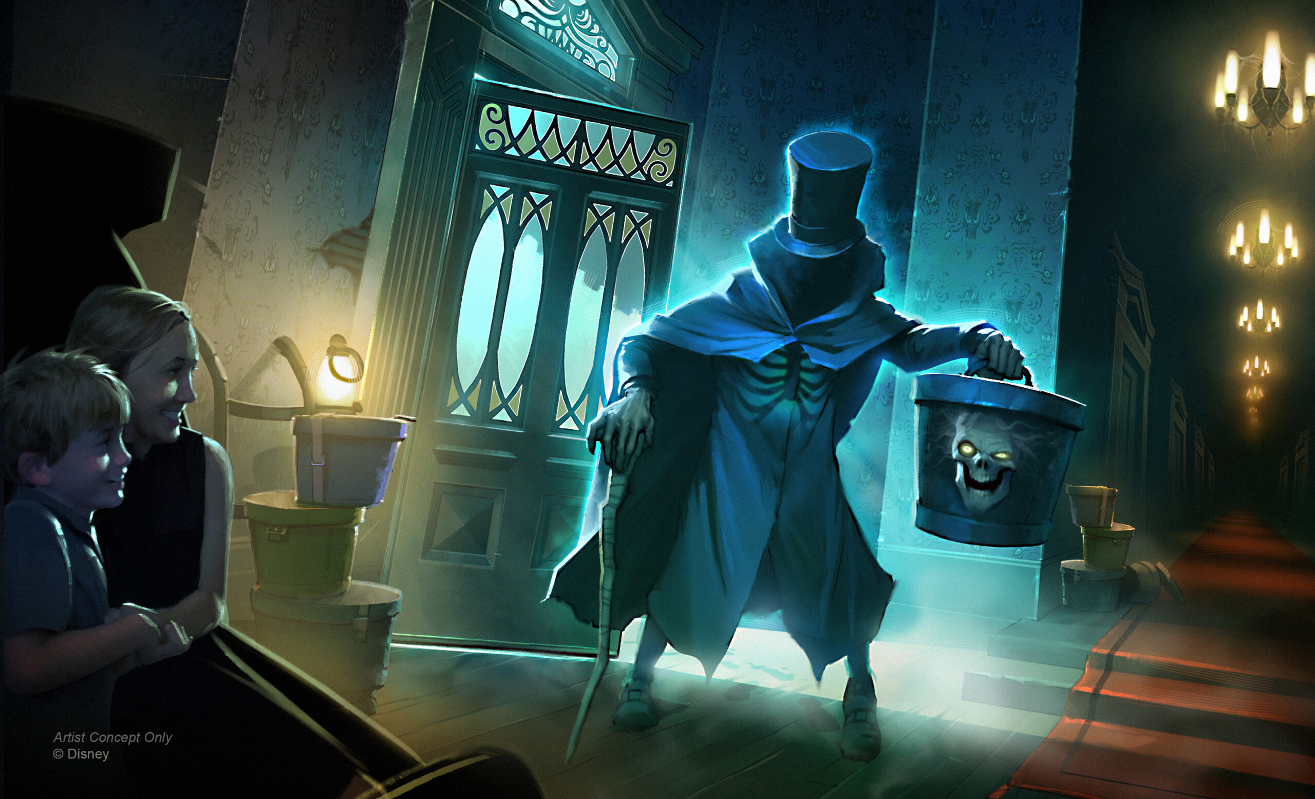 Hatbox Ghost is coming to the Haunted Mansion attraction in Florida in late November!
