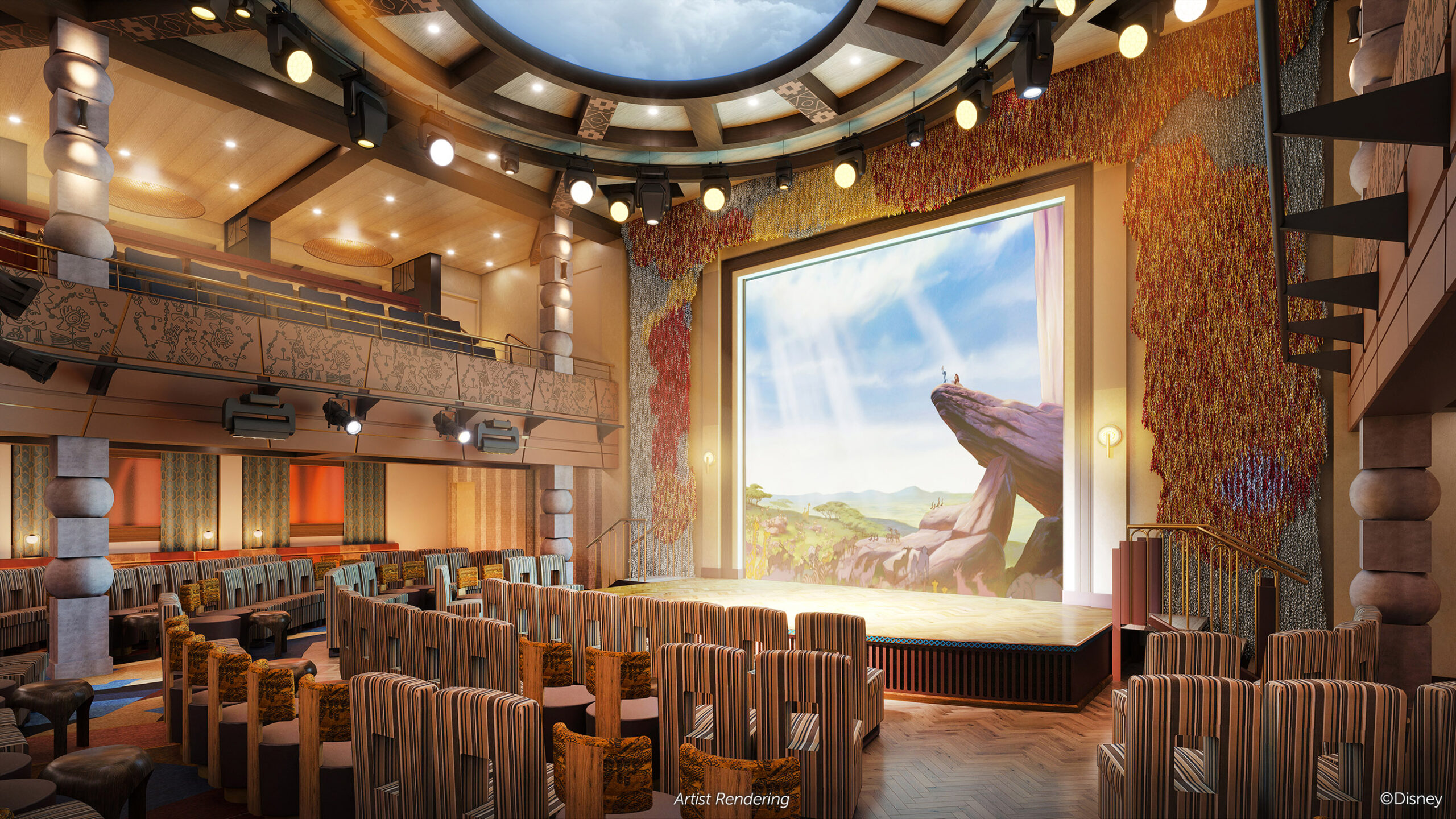 Named for the lioness matriarch from Disney’s “The Lion King,” Sarabi will be a central hub for a multitude of daytime
