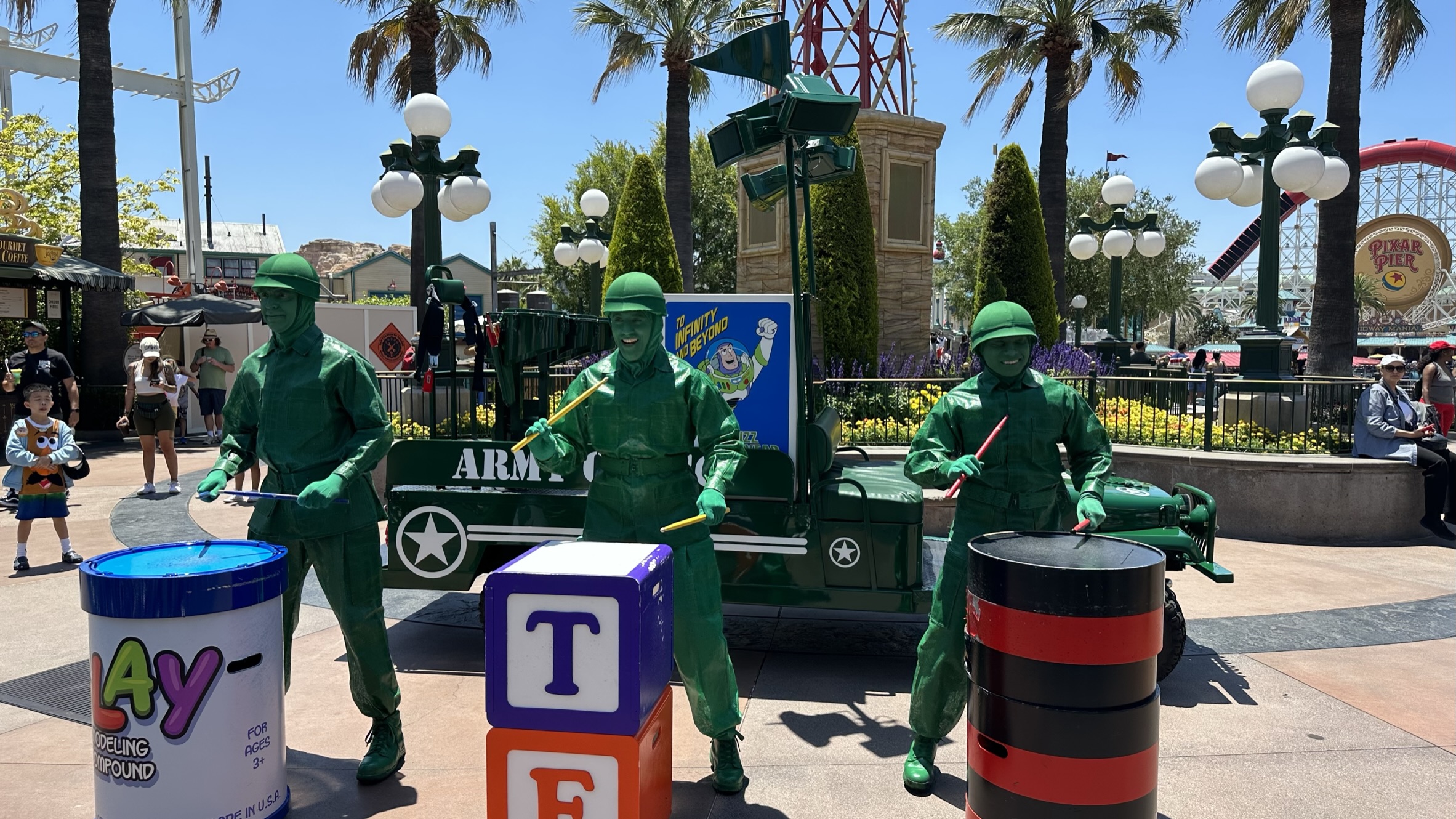 Operation Playtime with the Green Army Patrol at Disney California Adventure 2023