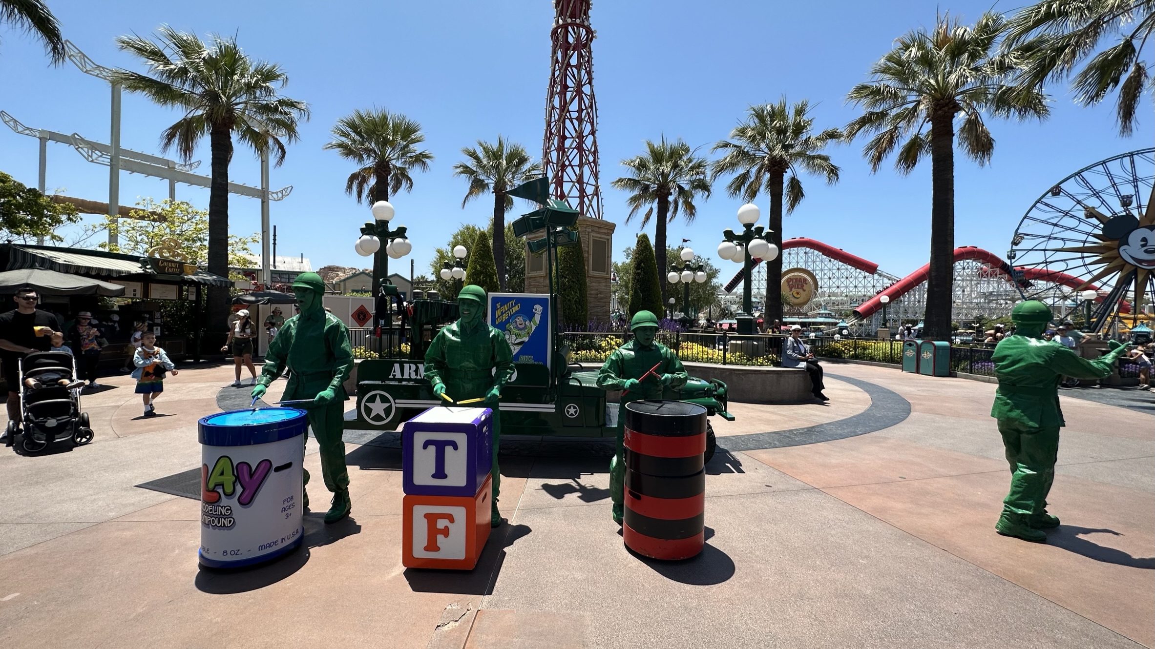 Operation Playtime with the Green Army Patrol at Disney California Adventure 2023
