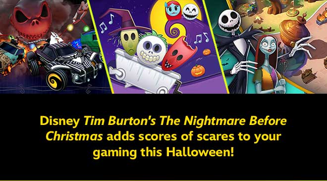 "Disney Tim Burton's The Nightmare Before Christmas Delivers a Hauntingly Exciting Gaming Experience for the 2023 Halloween Season!"